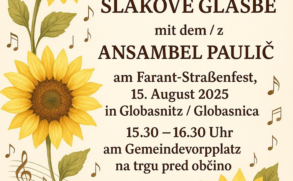 Farant 25. Farant-Straßenfest 2025 – Gemeinde Globasnitz